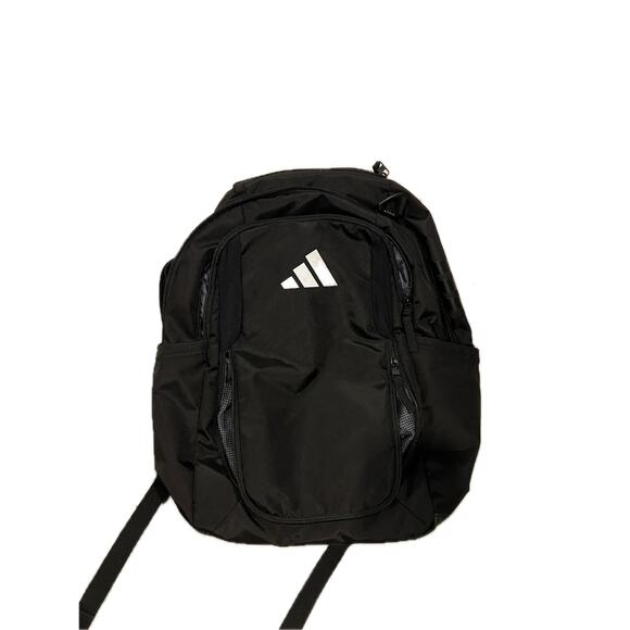 Adidas Stadium Black Multi Section Backpack - Picture 1 of 5